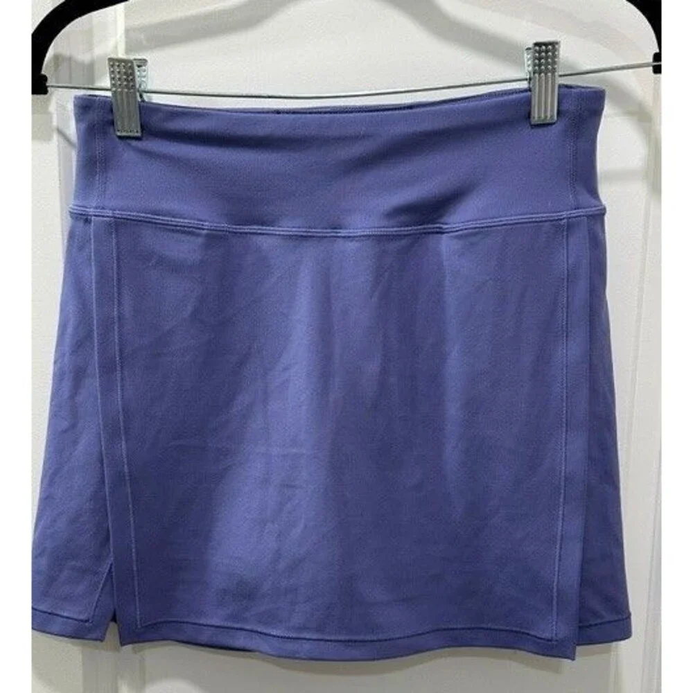 Athleta Girl Skort Size 14 XL Purple  Periwinkle Built-In Shorts Athletic Lined
